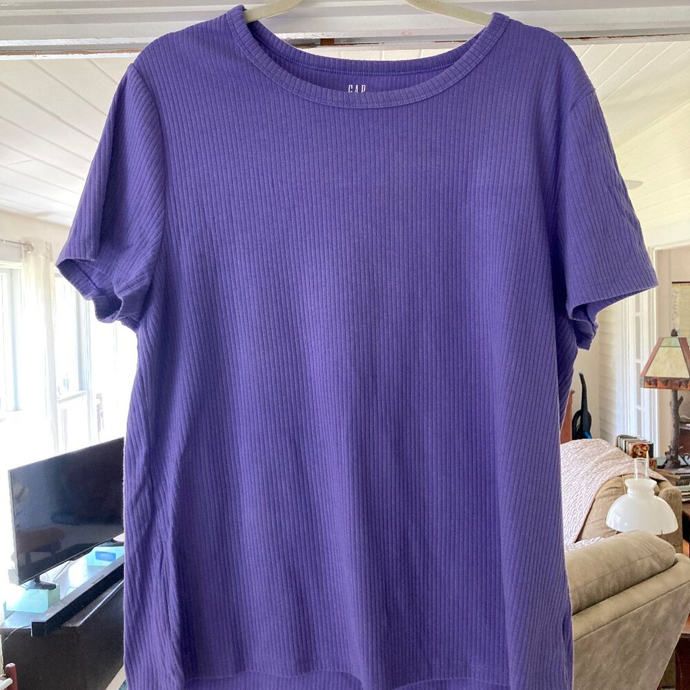 GAP rib-knit T-shirt